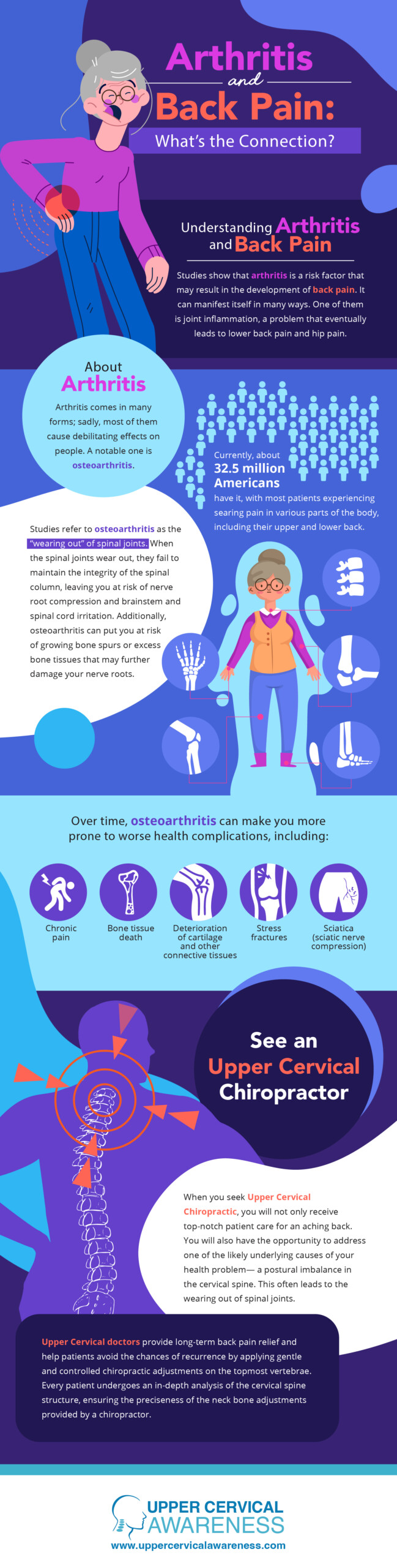 chiropractor in Spring Lake Park, back pain relief infographic