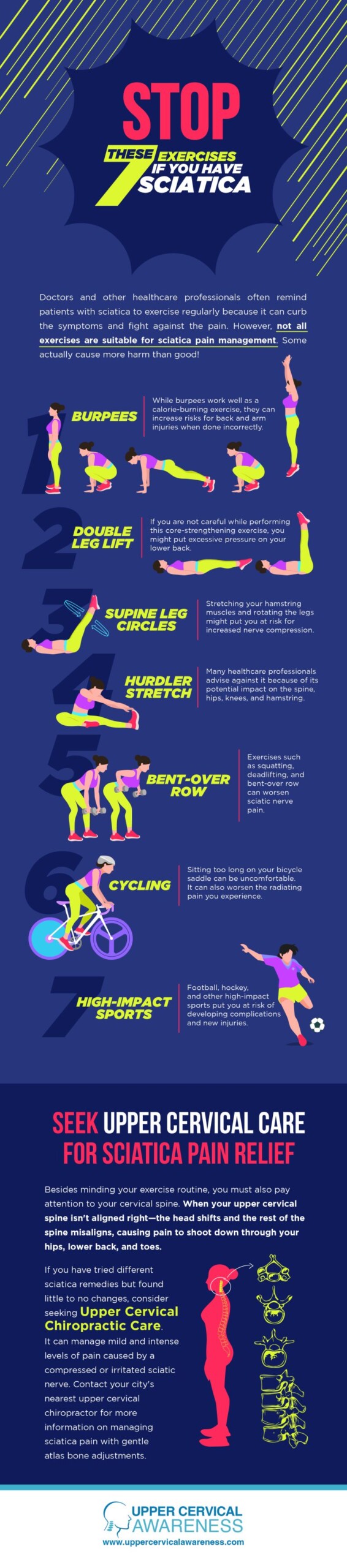 Spring Lake Park Chiropractor, back pain relief infographic